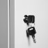Шкаф настенный 19" 6U серый металлическая дверь GYDERS GDR-66060GM