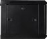 Шкаф настенный 19" 9U GYDERS GDR-96035B 600х350х501 мм стеклянная дверь, черный