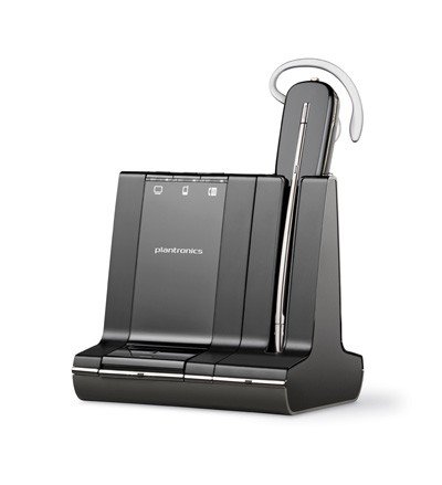 Plantronics W740/A-APC42, беспроводная гарнитура PL-W740/A-APC42 с электронным микролифтом для стационарного телефона Cisco