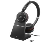 Jabra Evolve 75 Stereo MS, Charging stand & Link 370 (7599-832-199) гарнитура