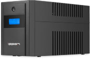 IPPON Back Basic 1200 LCD Euro, 600Вт 1200ВА черный, источник бесперебойного питания